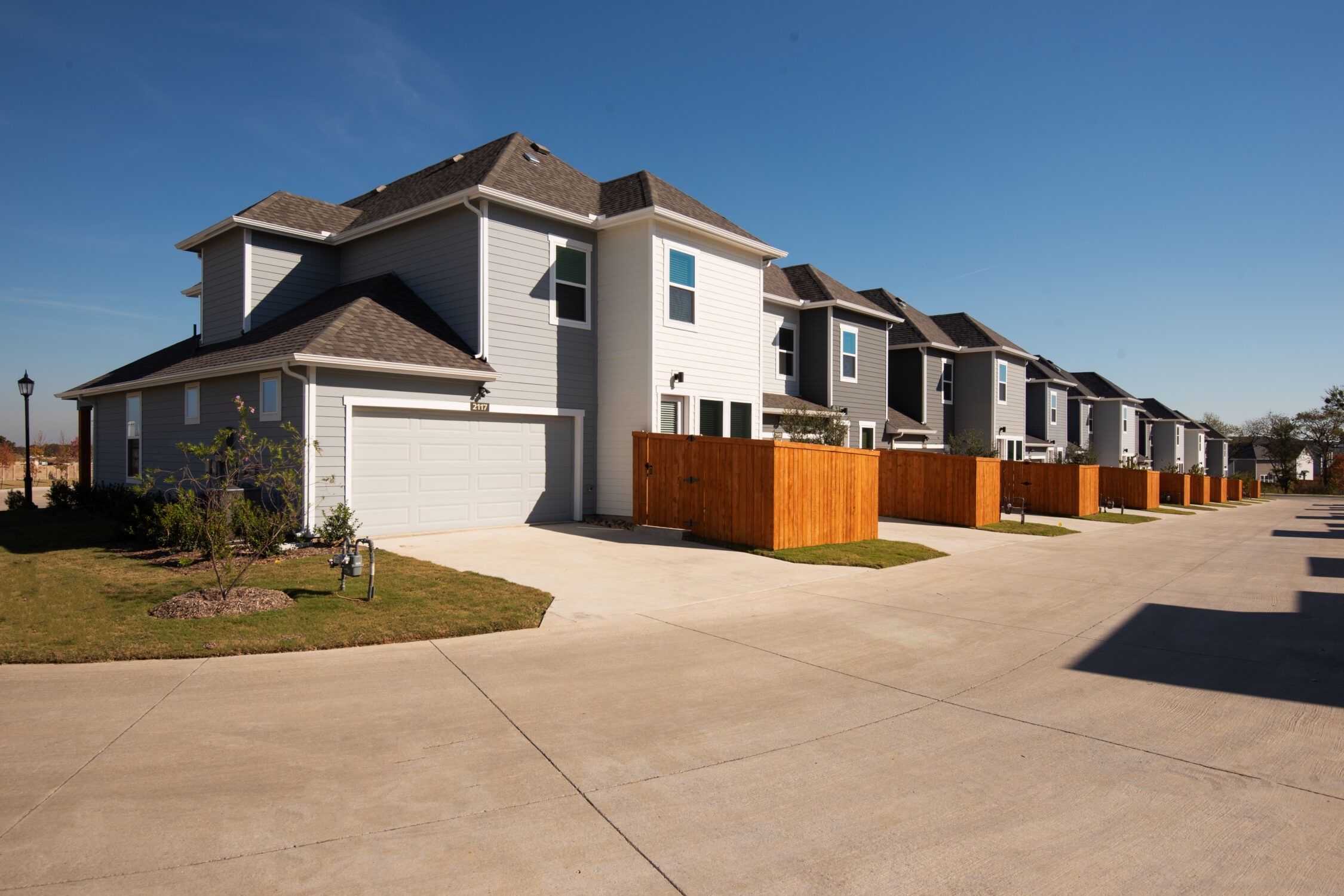 Townhome exteriors