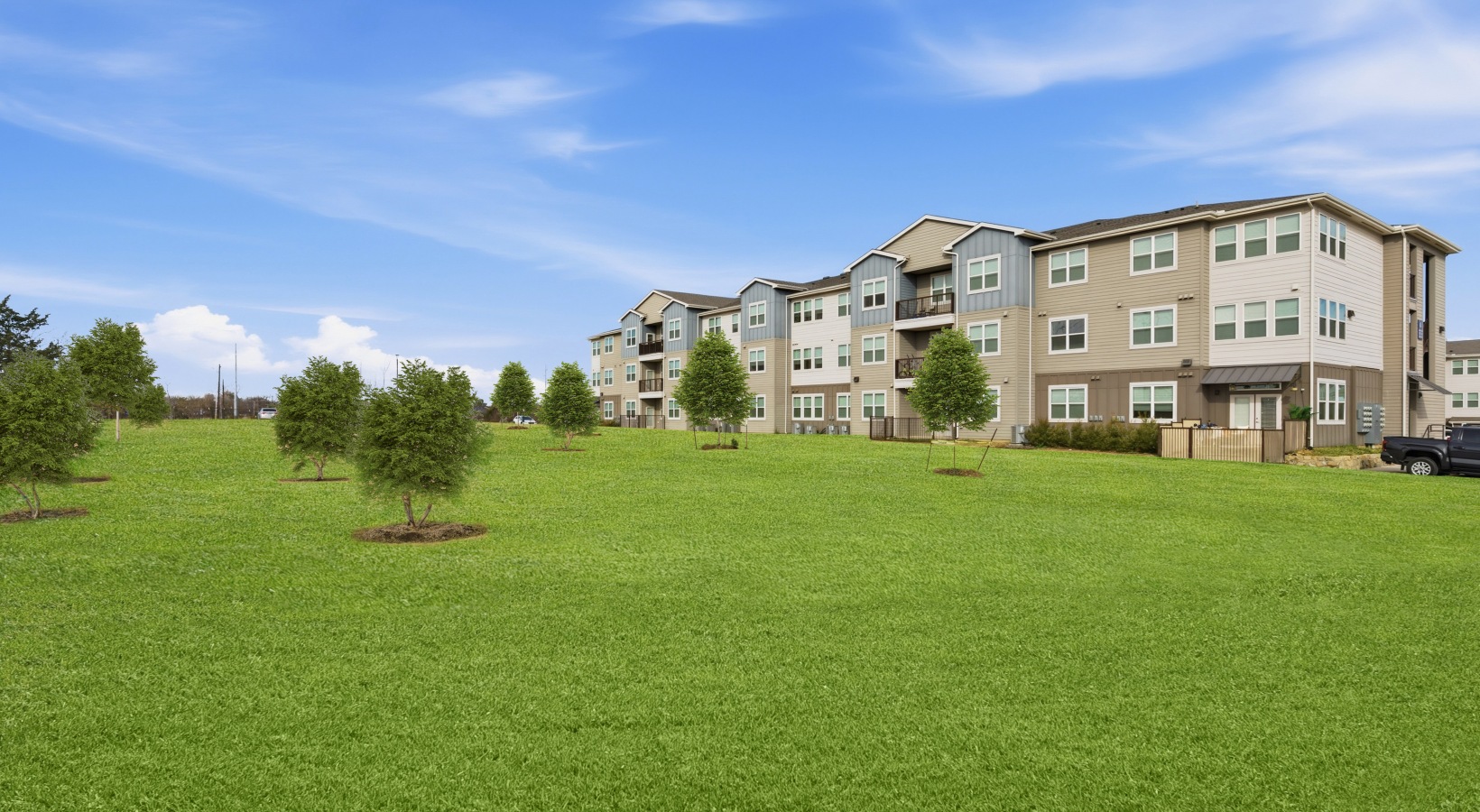 Community grounds and building exterior