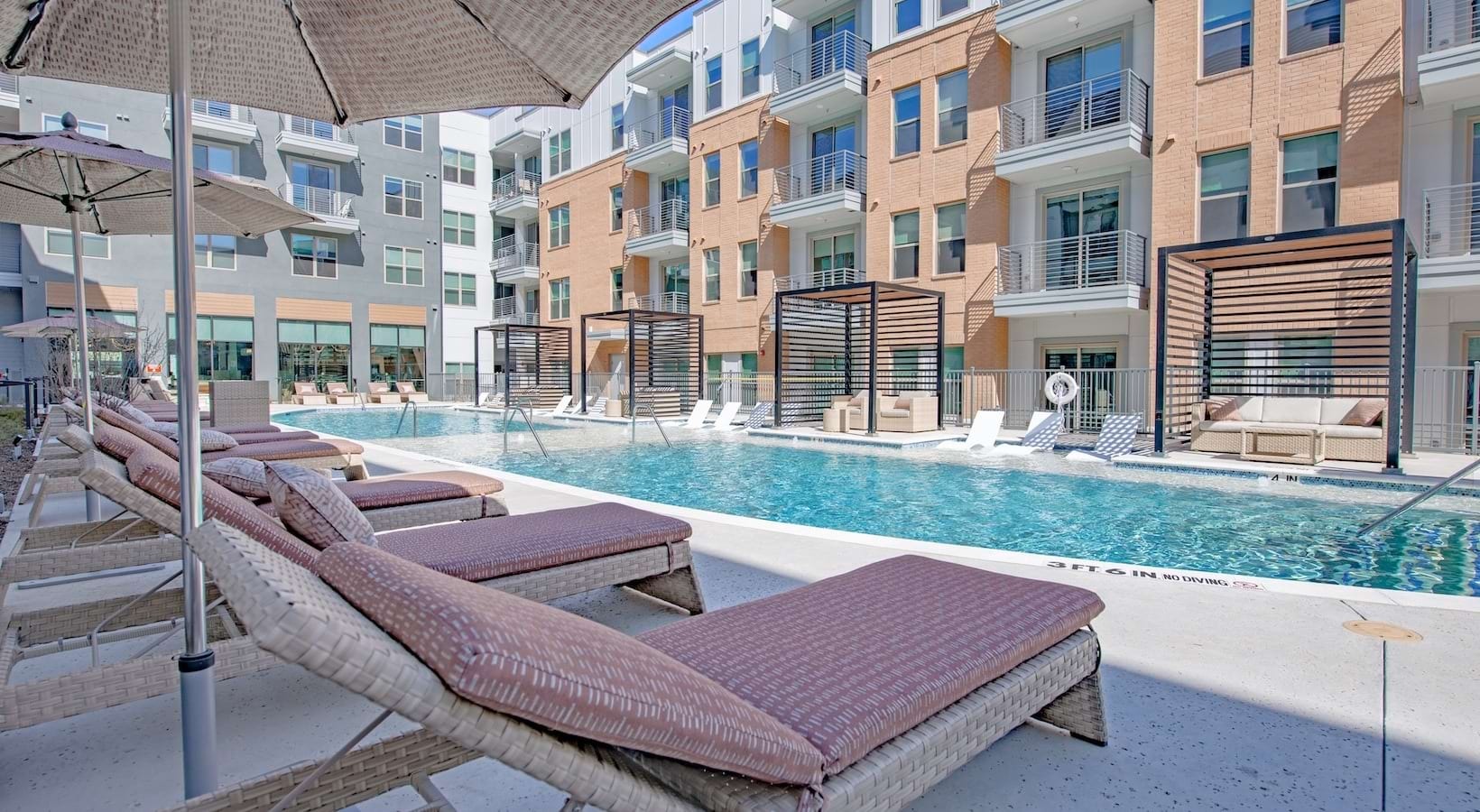 Poolside loungers