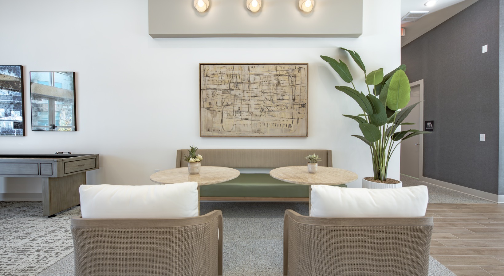 Club room lounge seating