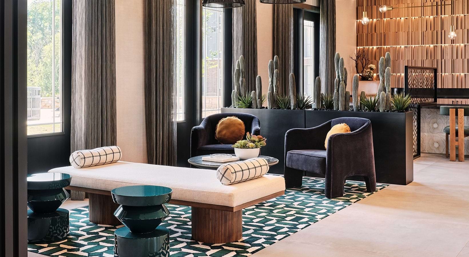Clubhouse lounge seating