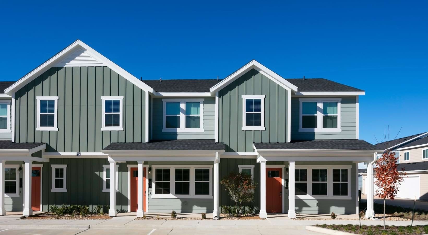 Home exteriors and streetscape