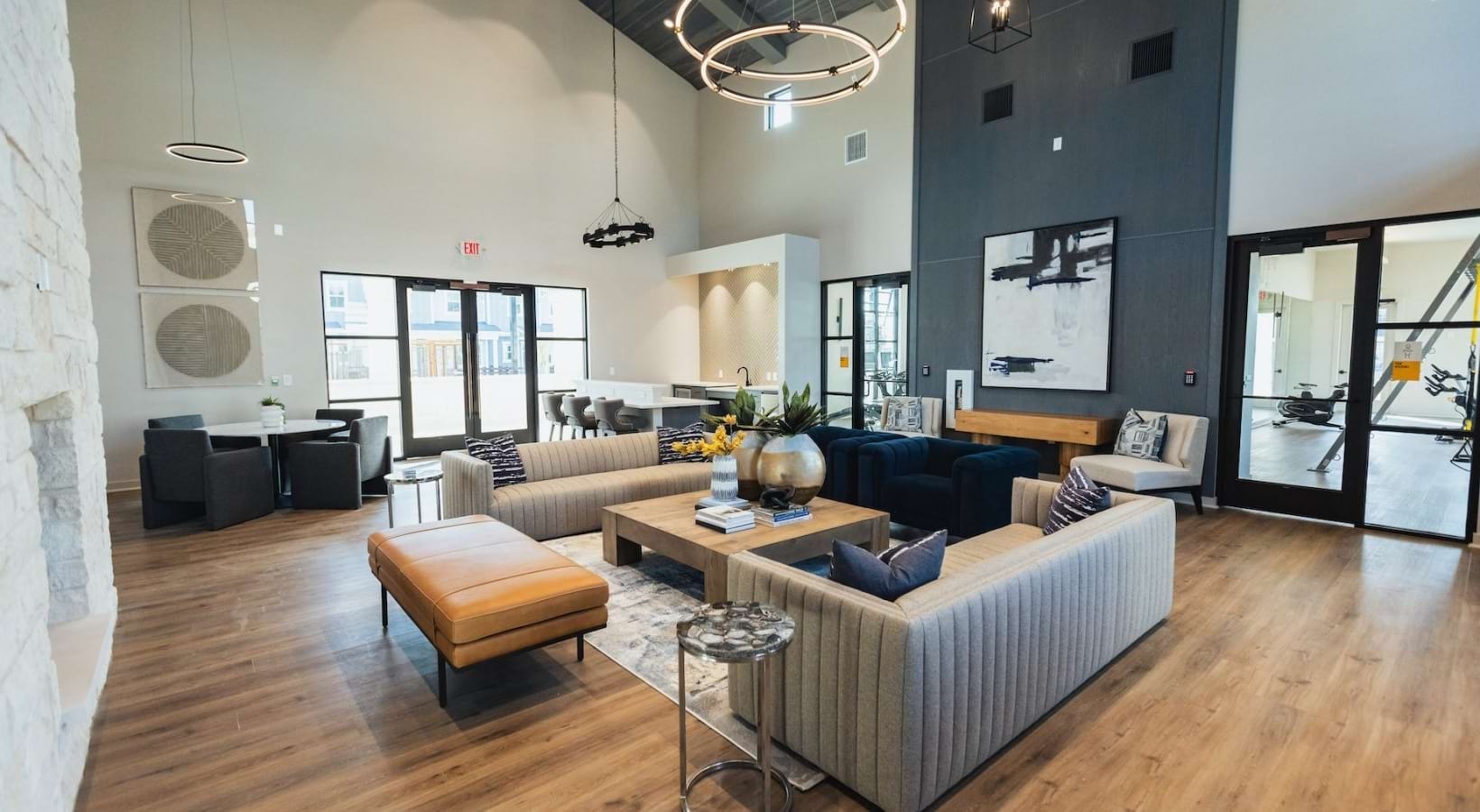 Clubhouse lounge