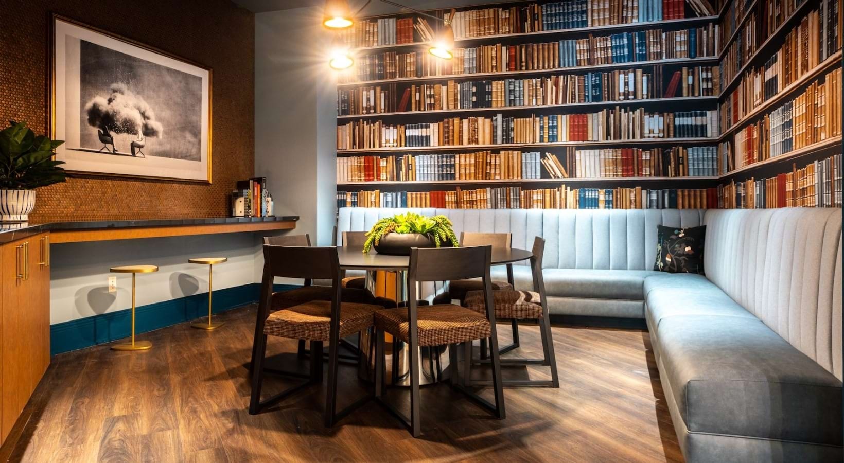 Library and reading lounge