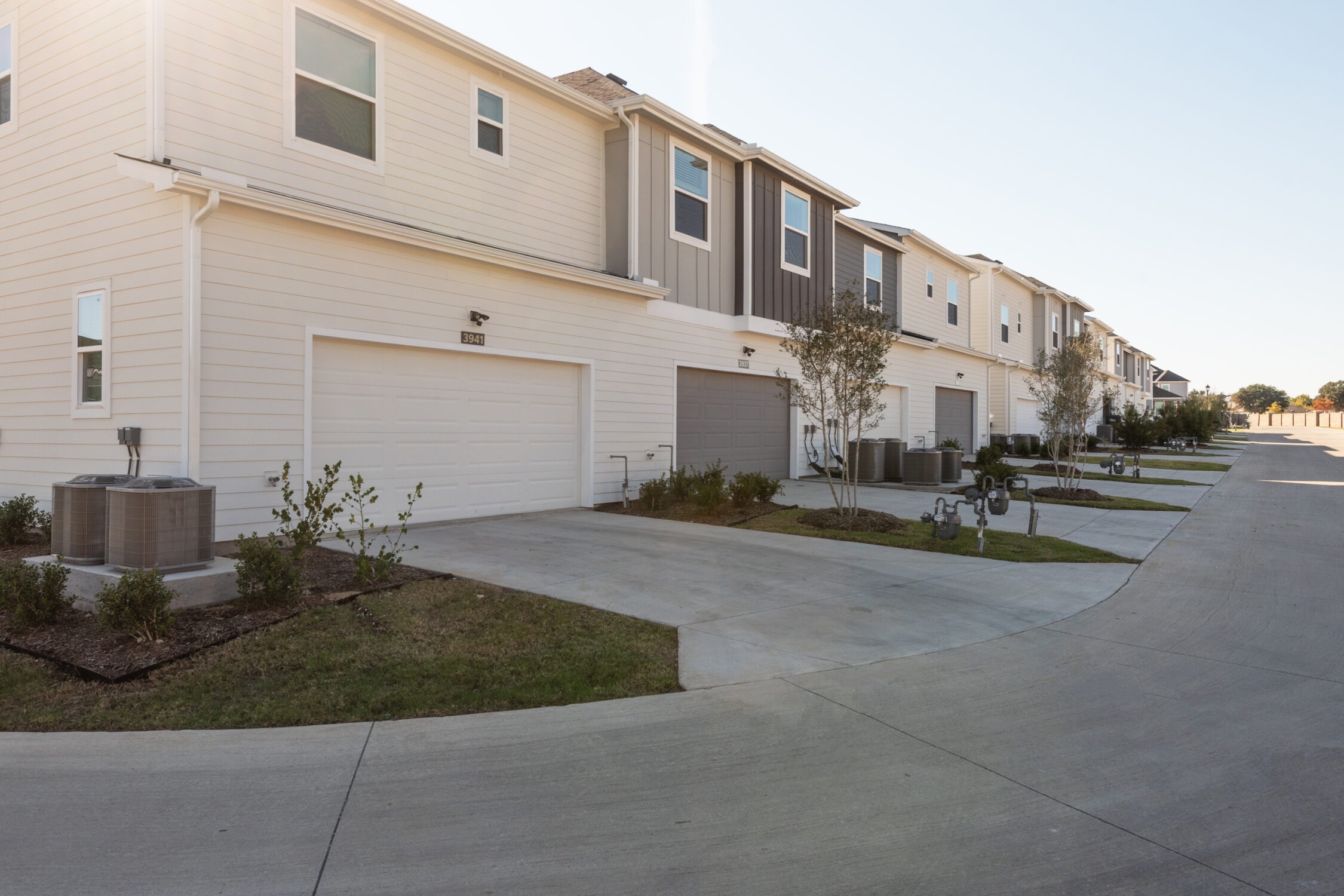Townhome exteriors