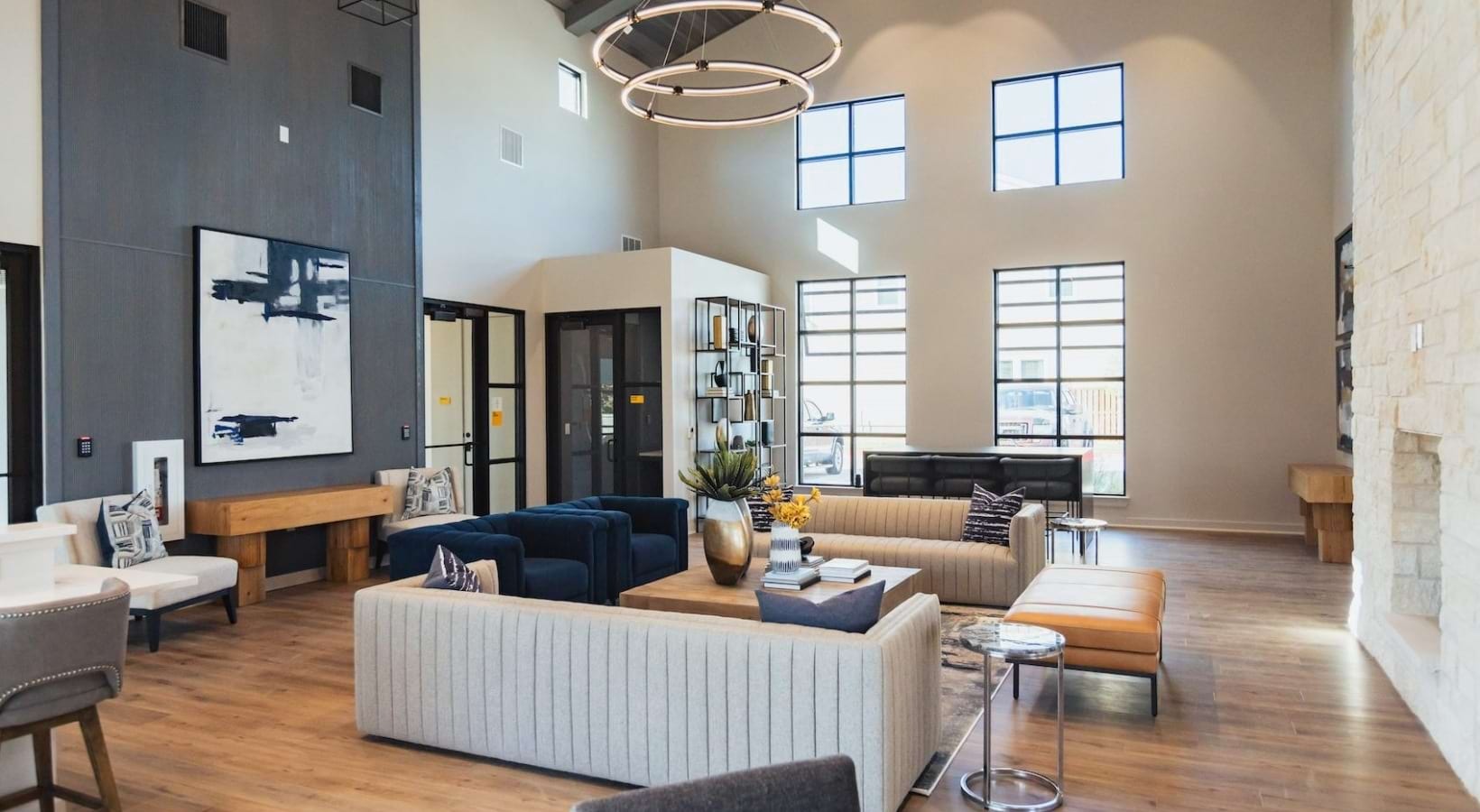 Clubhouse lounge seating
