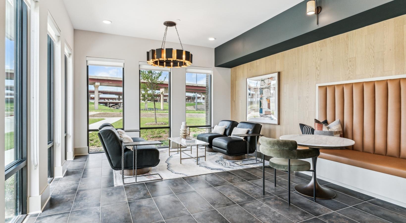 Coworking booth room