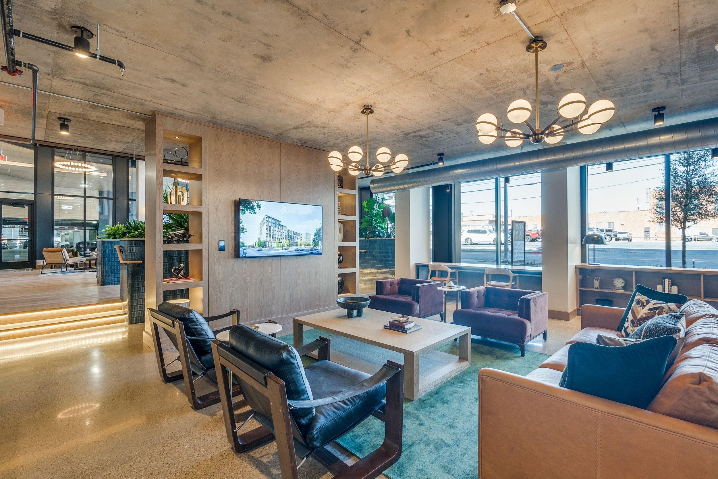 Clubhouse lounge