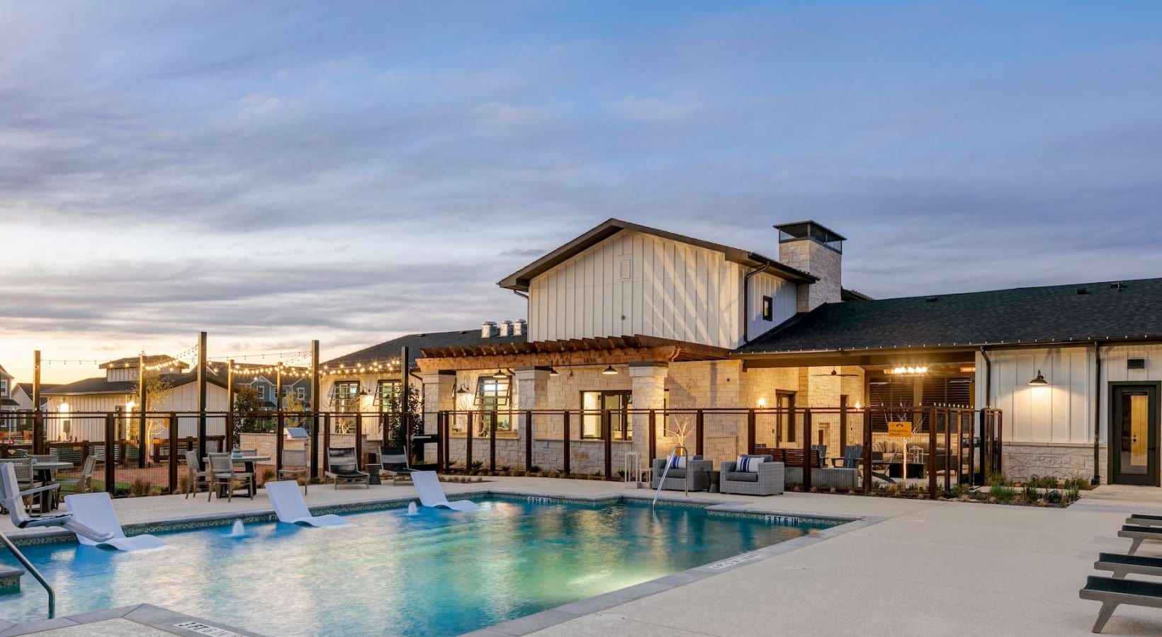 Pool and clubhouse