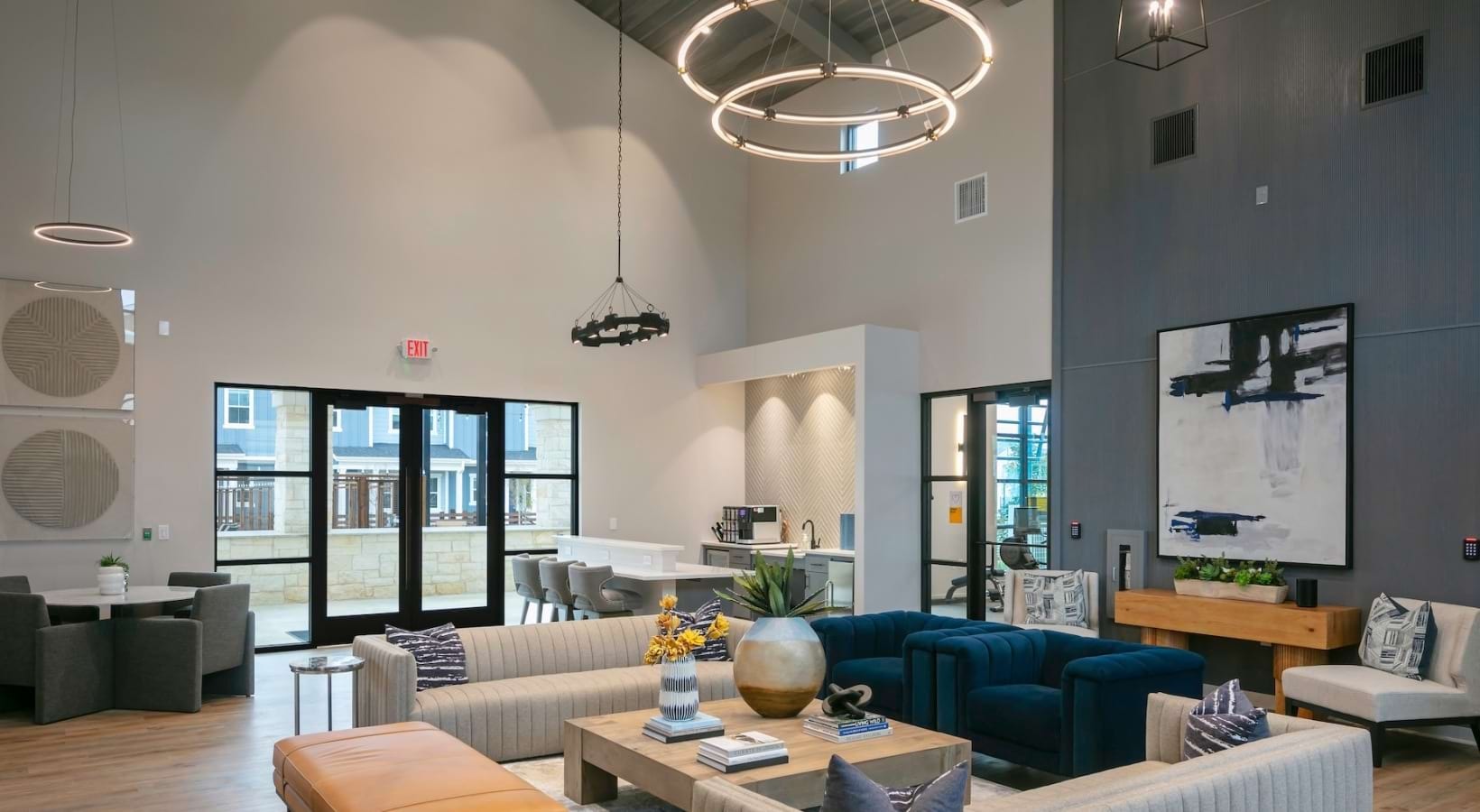 Clubhouse lounge