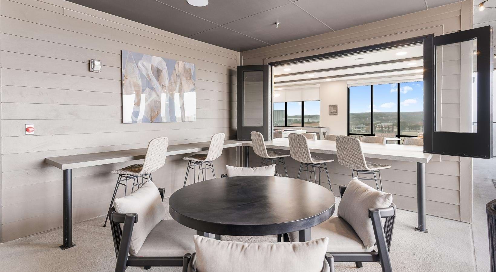 Sky lounge seating area