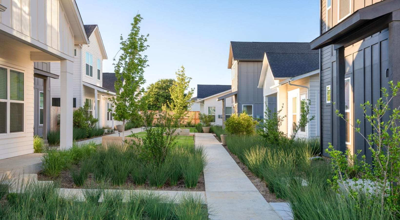 Homes and landscaping