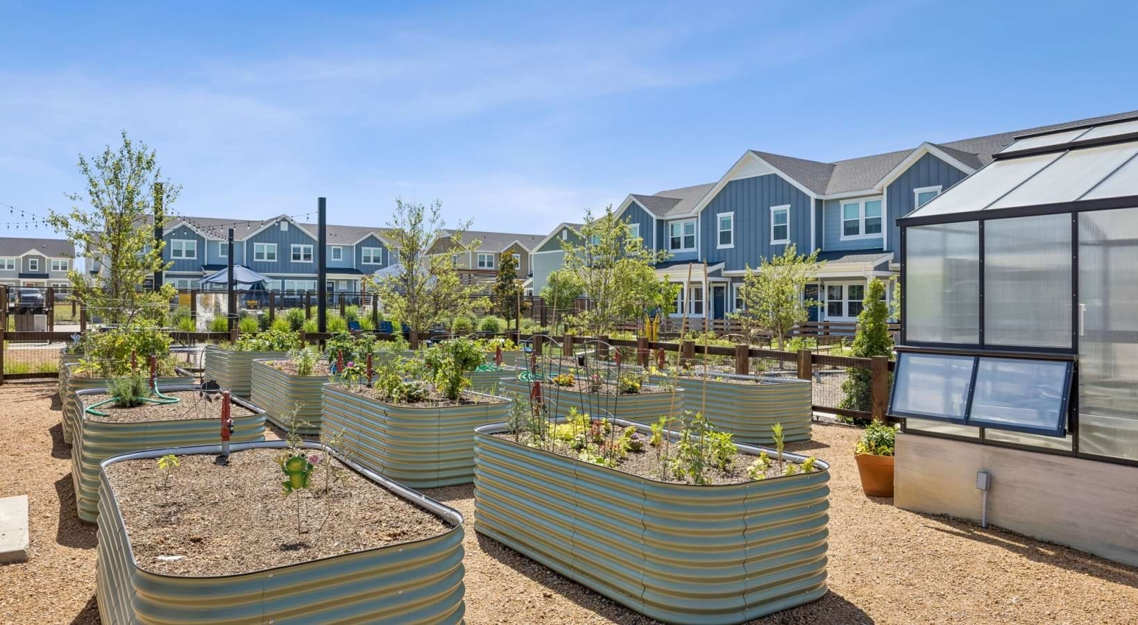Community garden beds