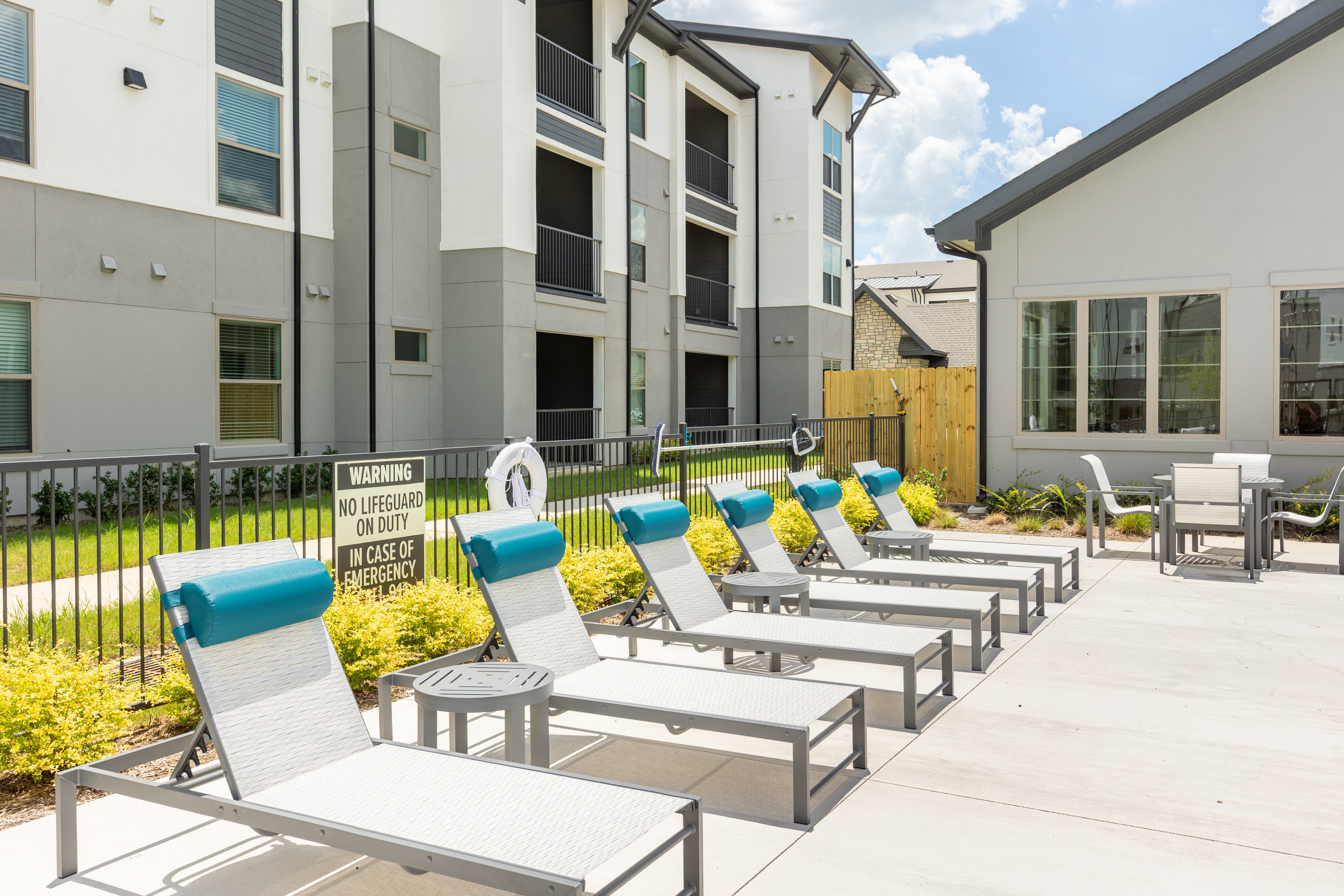 Poolside loungers