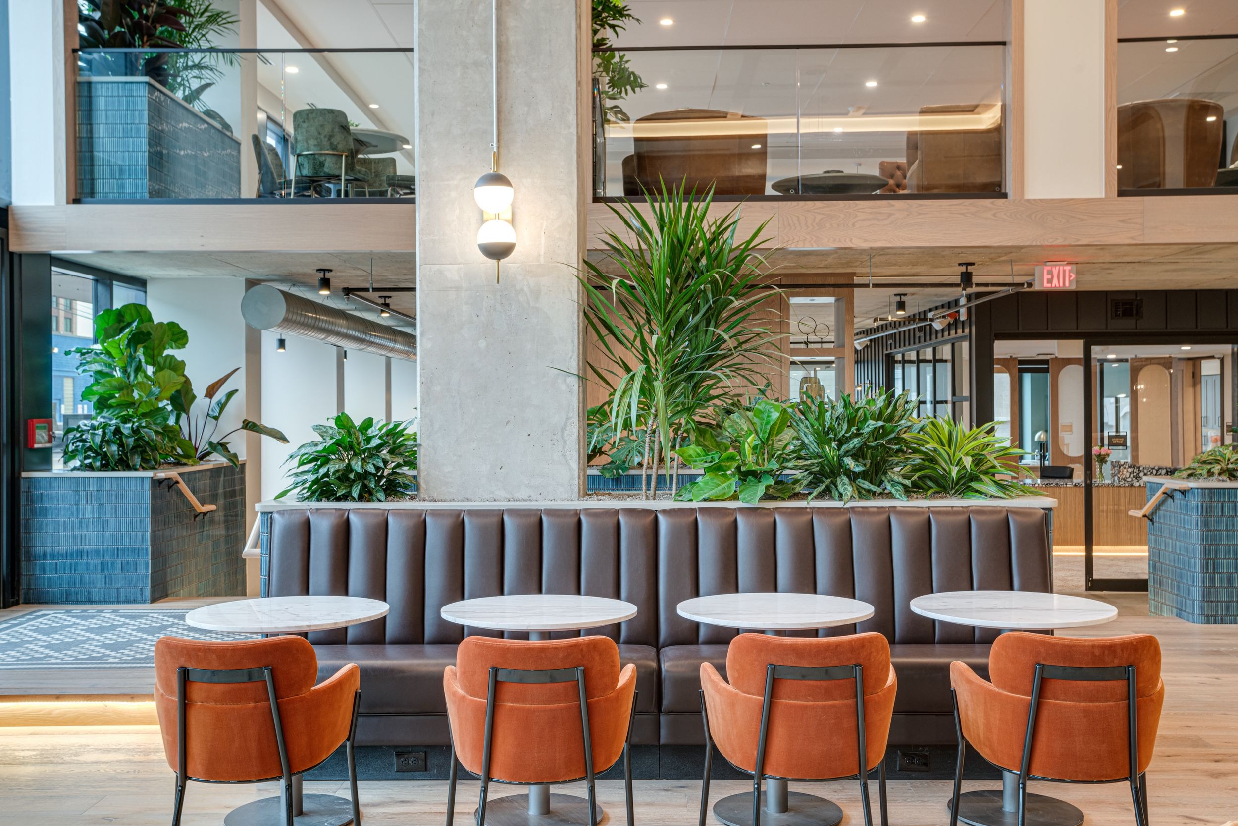 Lounge seating area