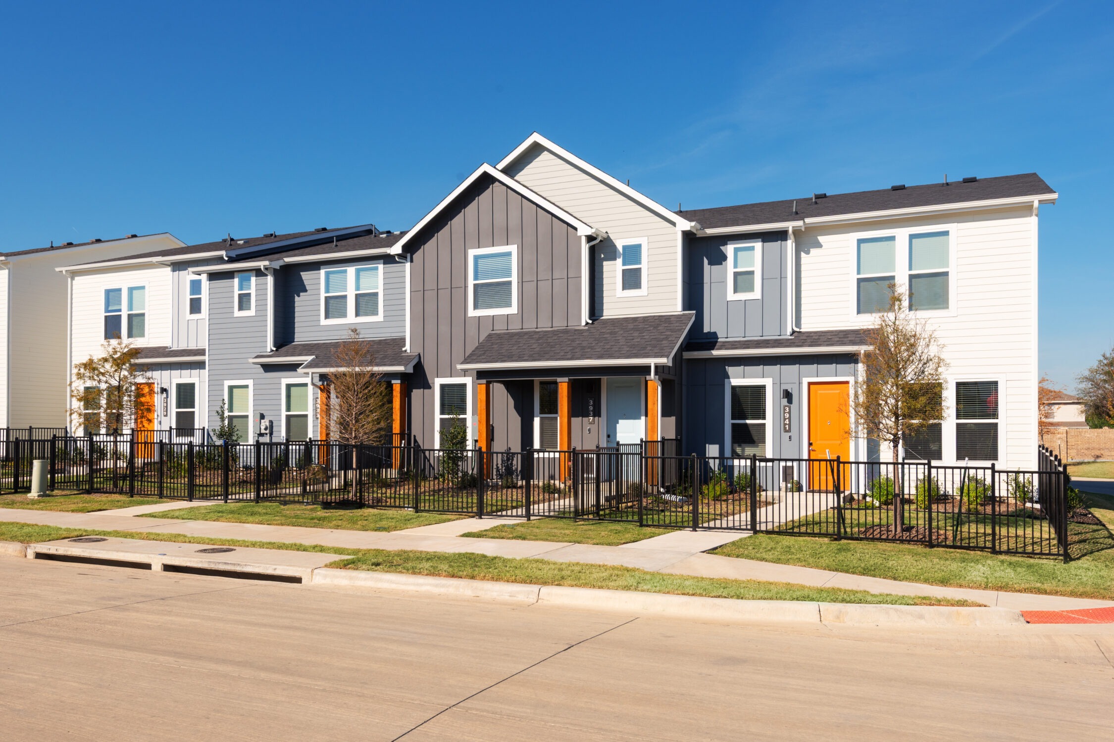 Townhome exteriors