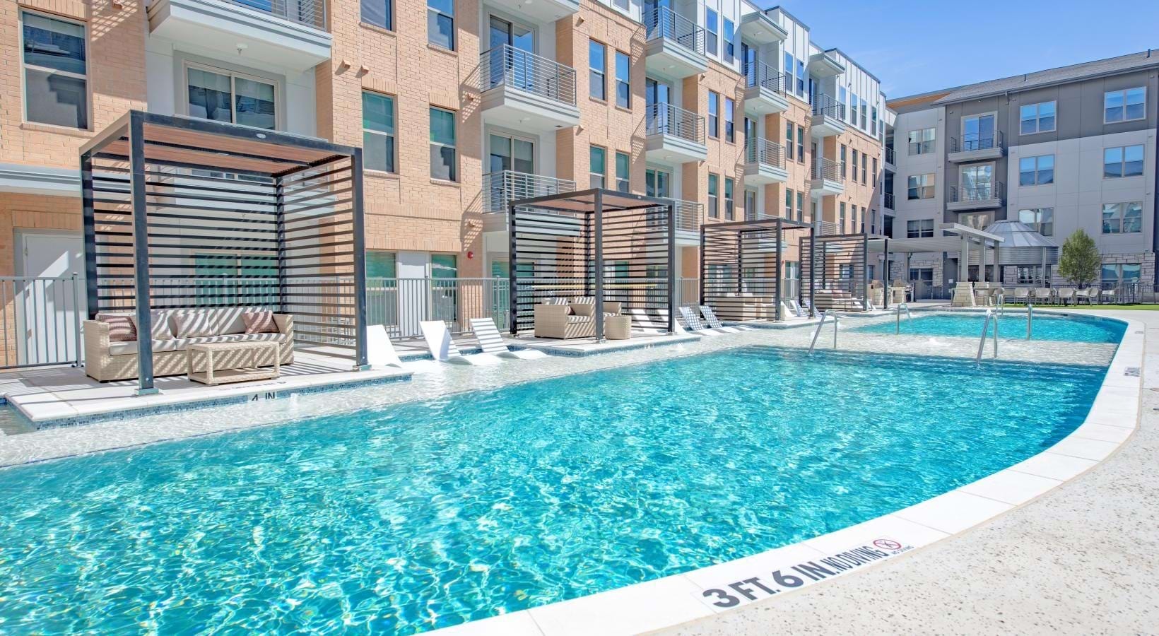Resort-style pool