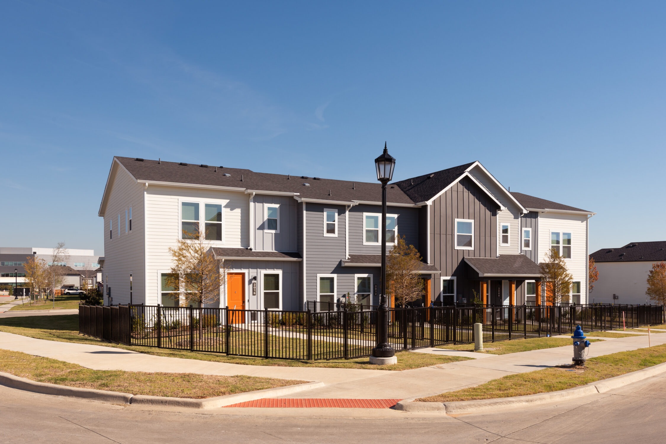 Townhome exteriors
