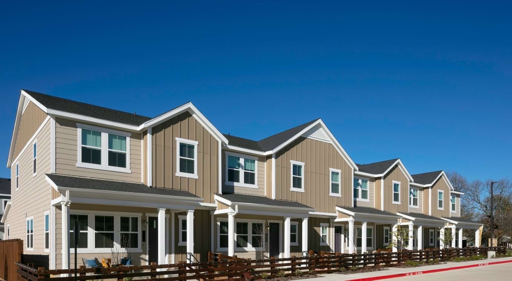 Home exteriors and streetscape