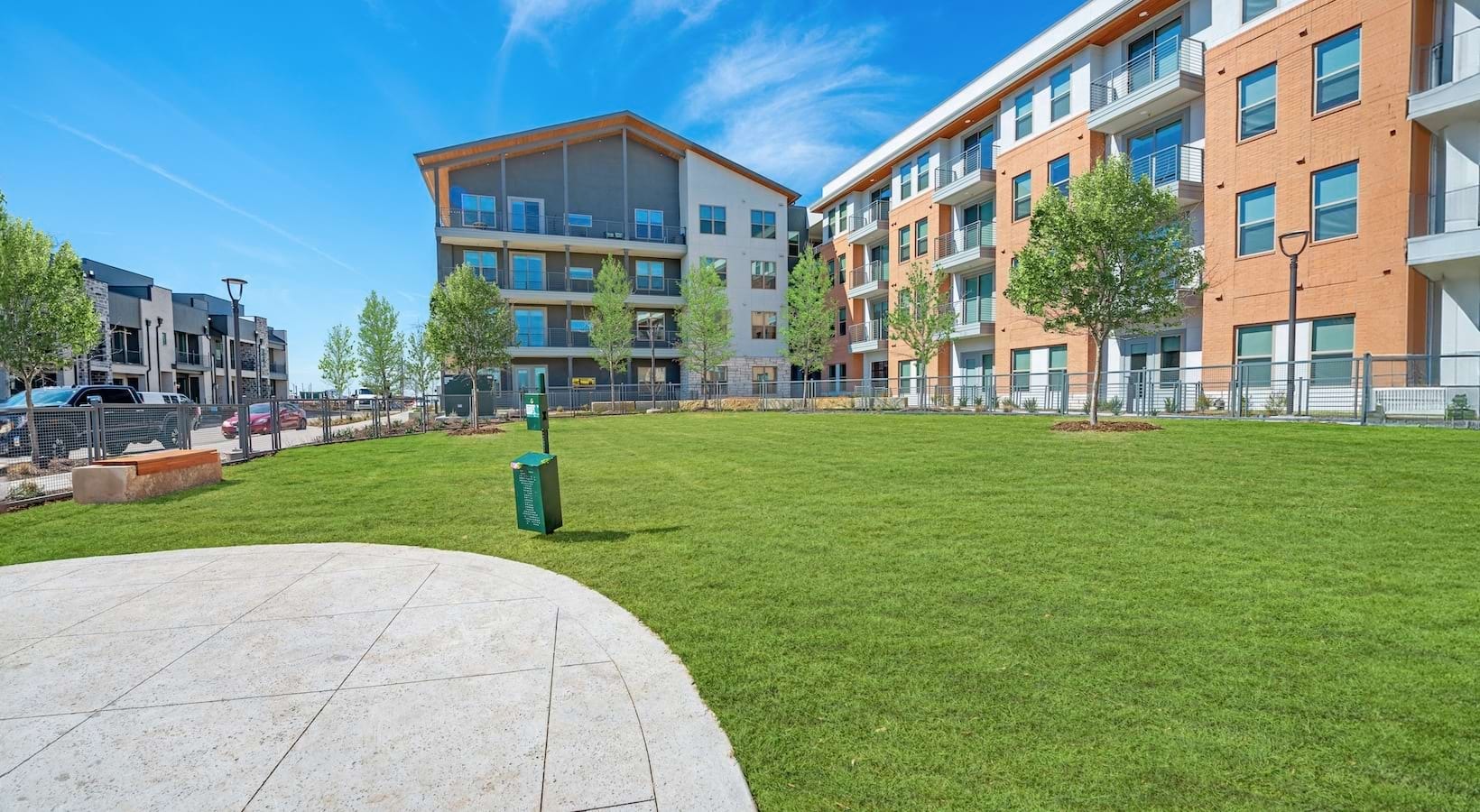 Green space and lawn