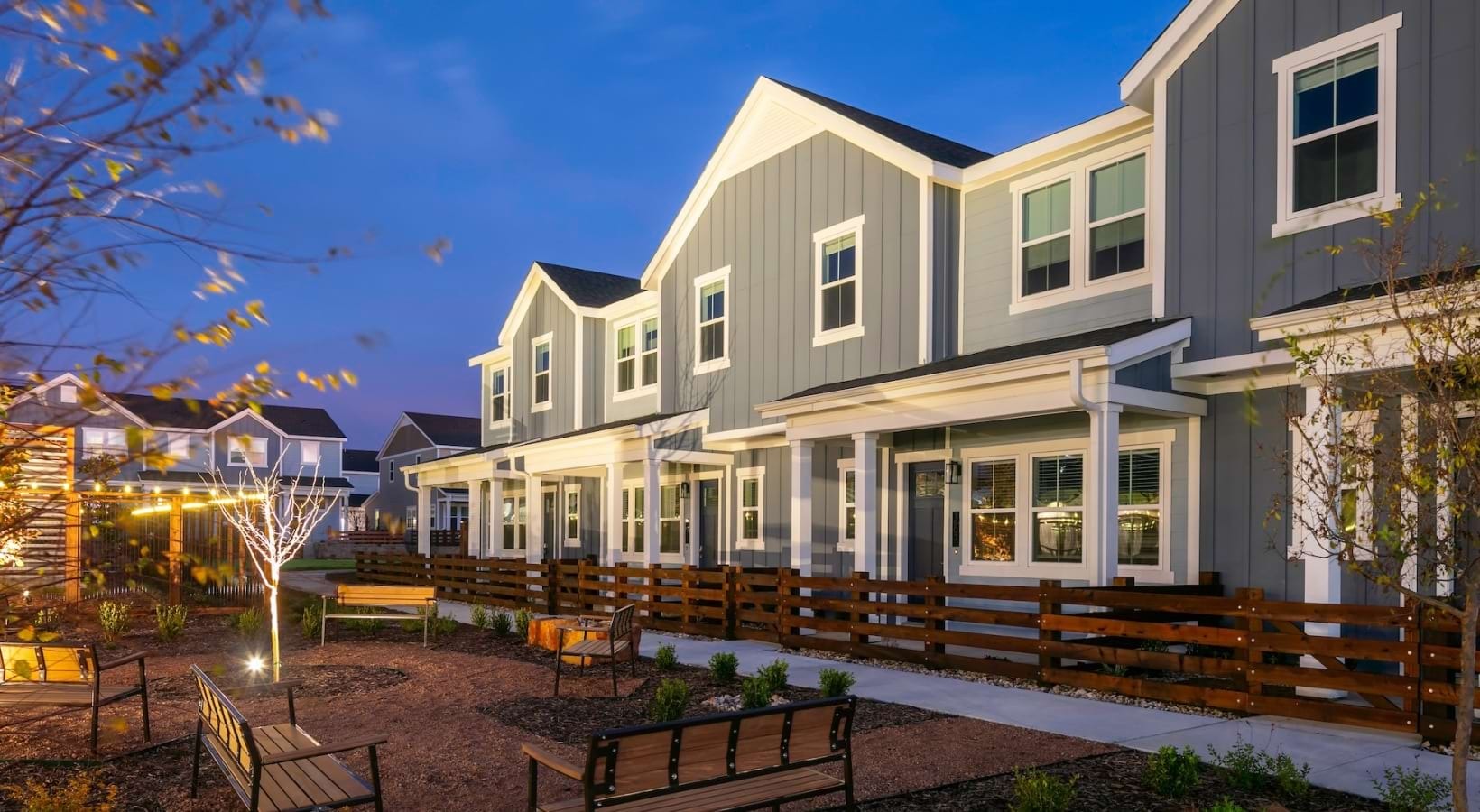 Home exteriors and streetscape