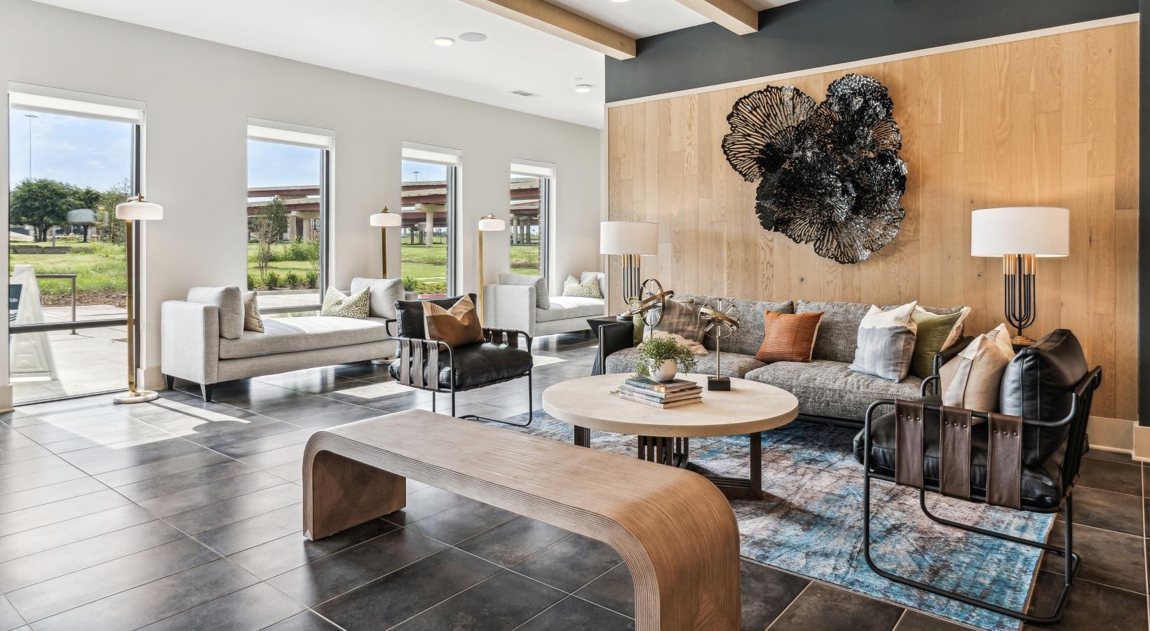 Lounge seating area