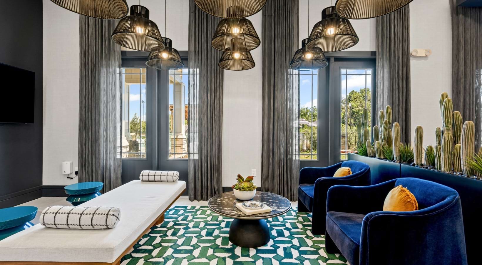 Resident lounge seating area