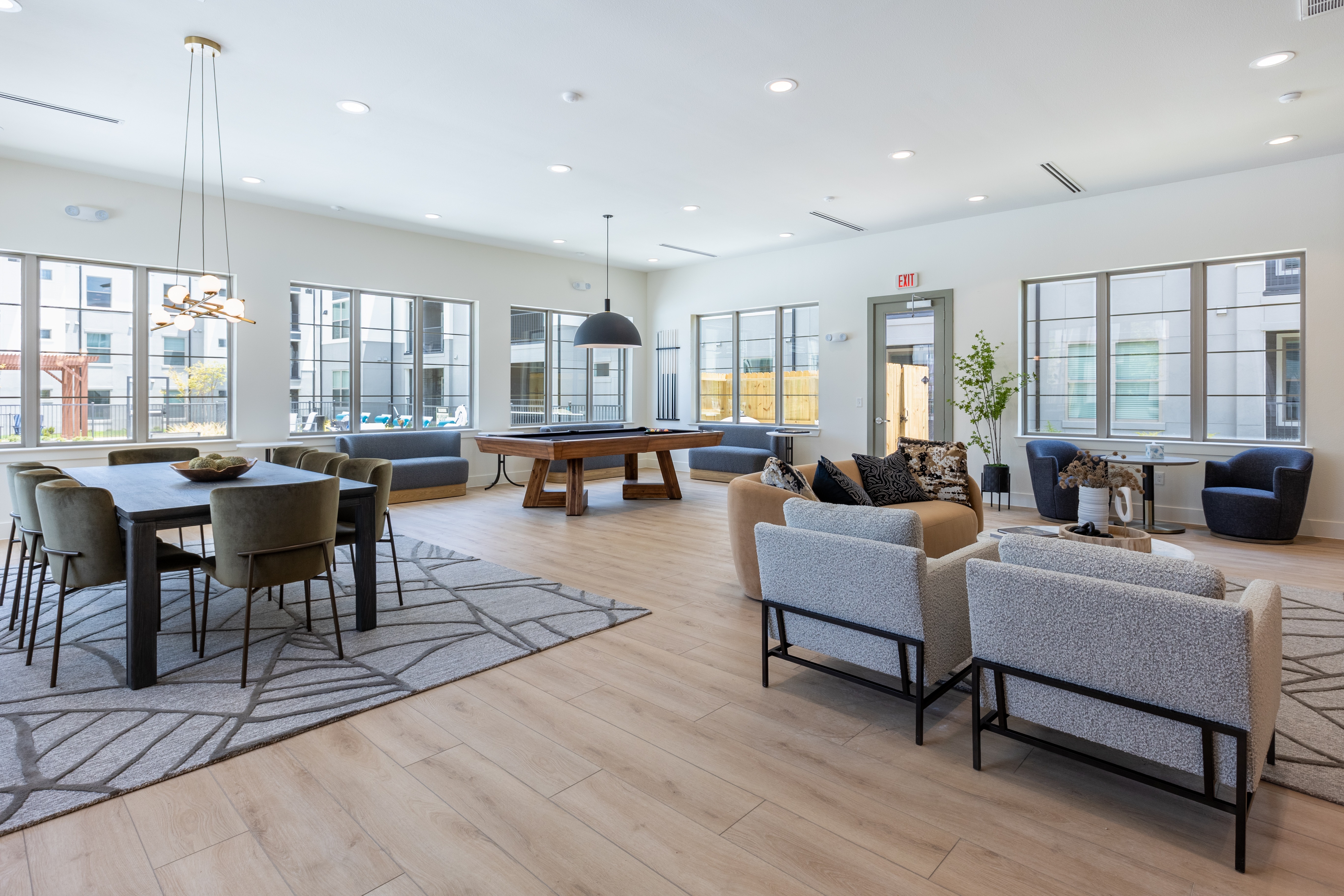 Resident clubroom lounge