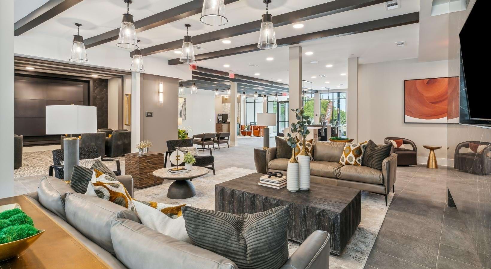Club room seating area