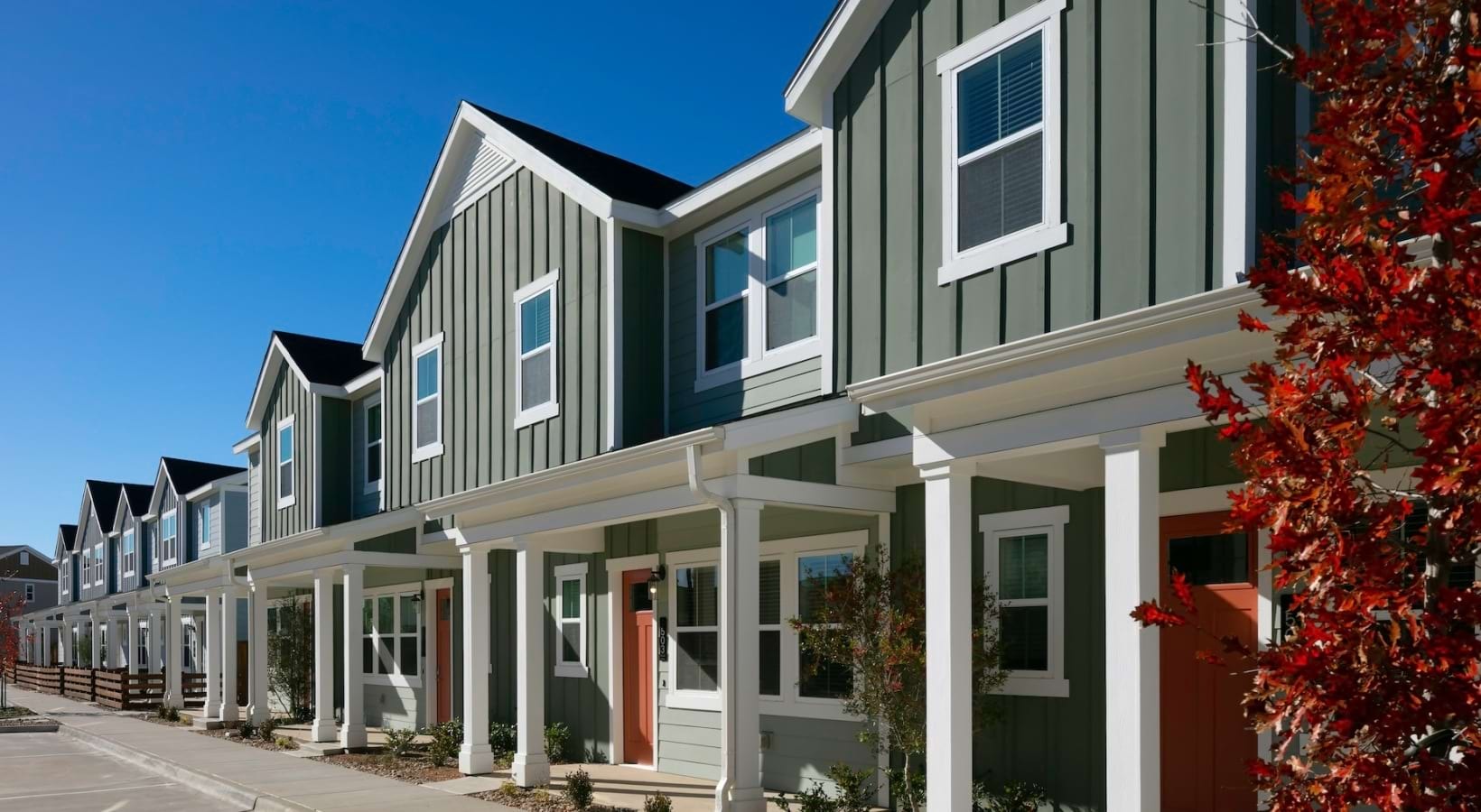Home exteriors and streetscape