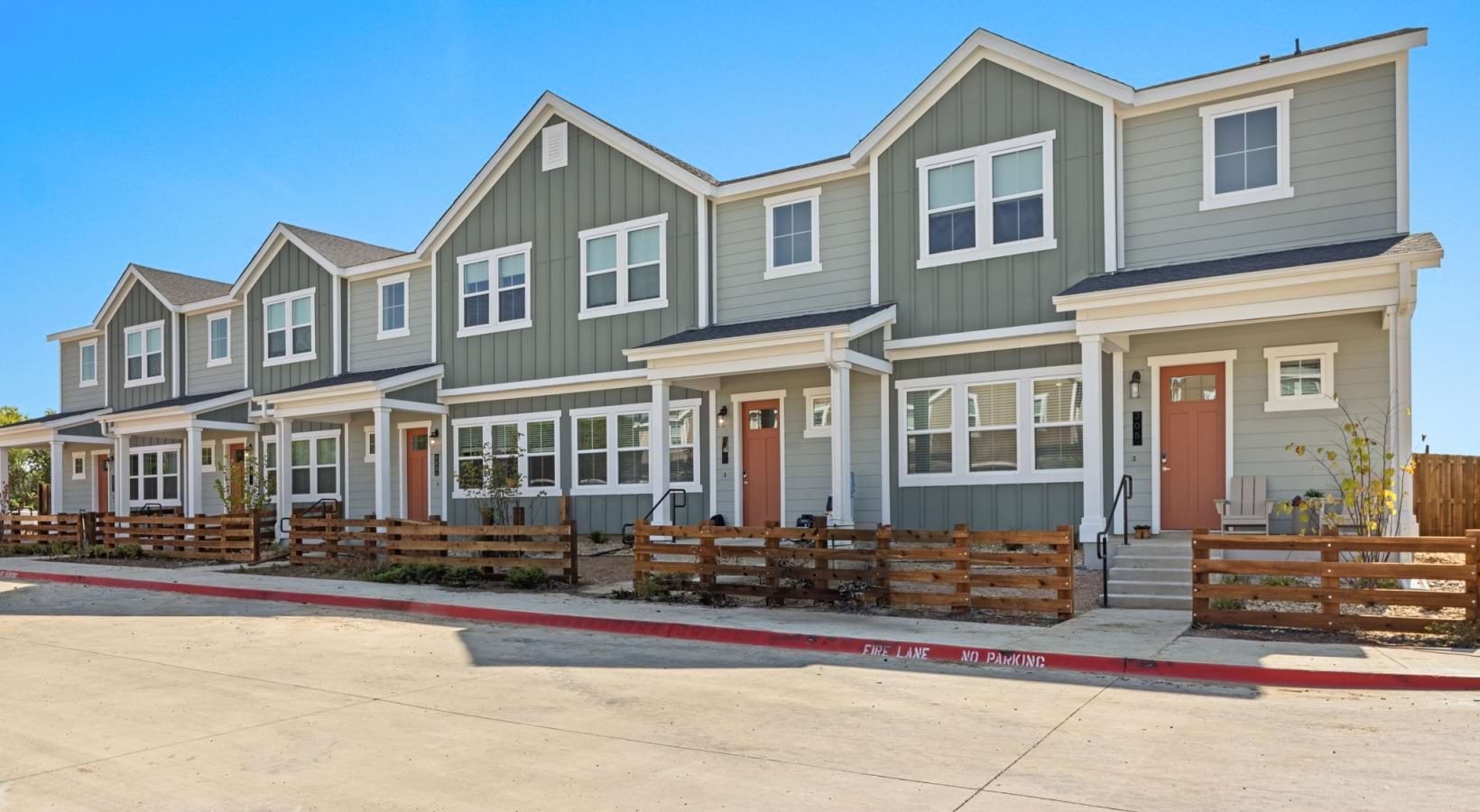 Home exteriors and streetscape