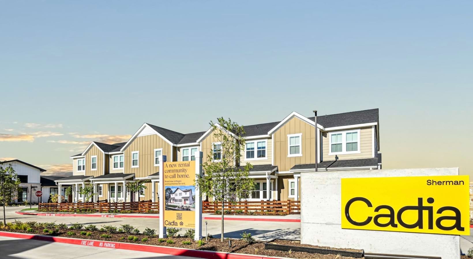 Community entrance signage