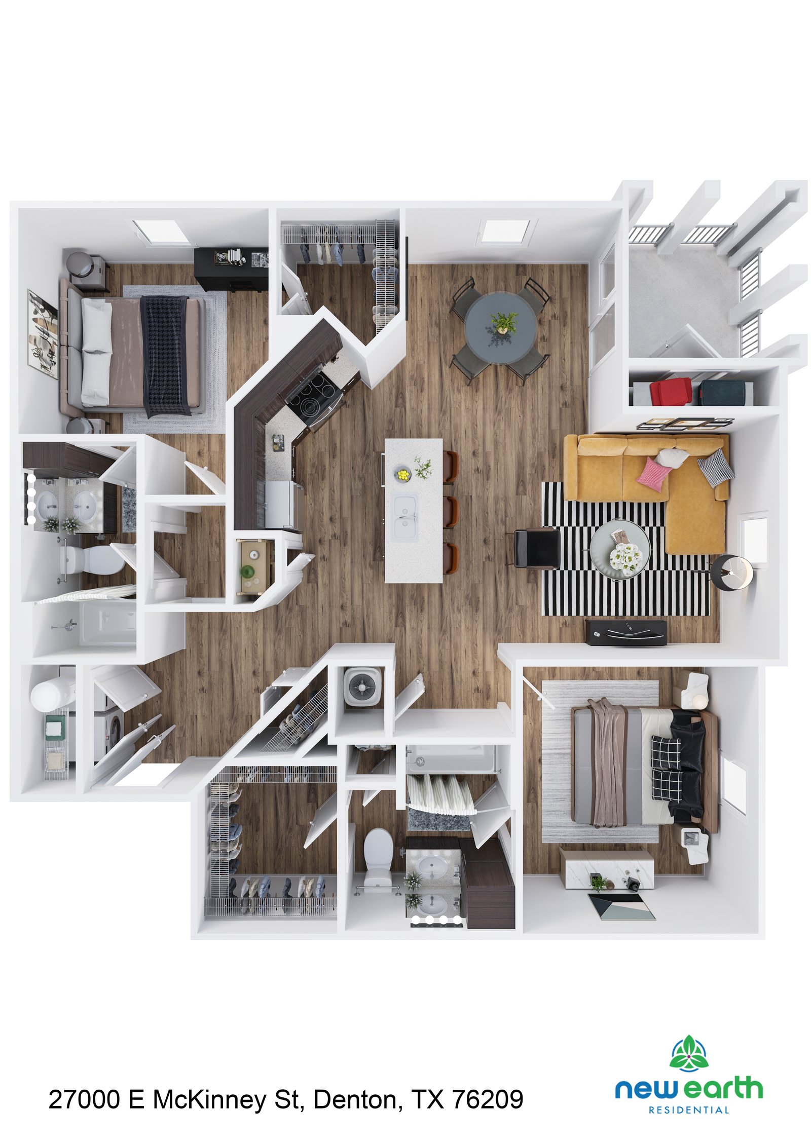 B-3 2 Bed 2 Bath – image 1