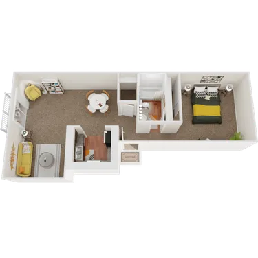1 Bed 1 Bath - 1B2 – image 1