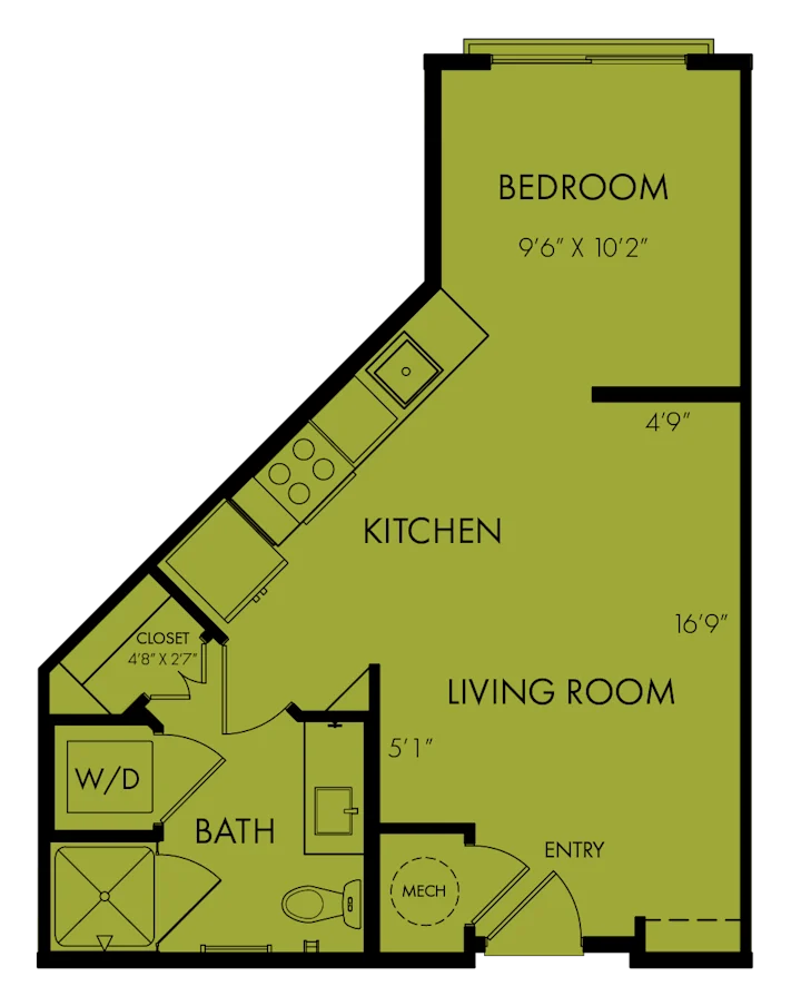 E1 floor plan