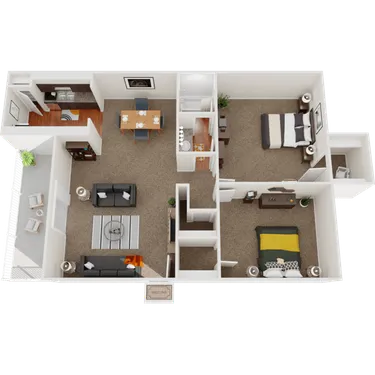 2 Bed 1 Bath - 2E – image 1