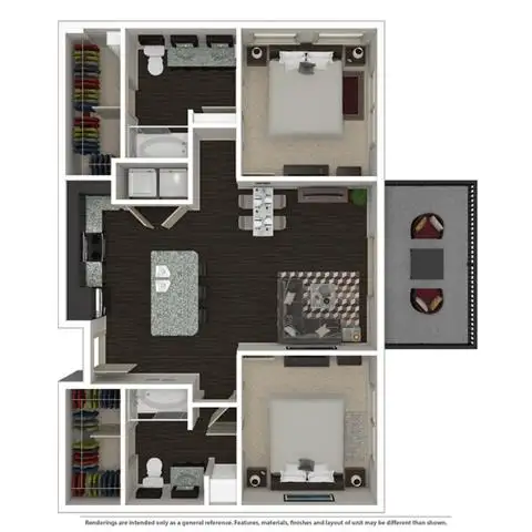 2 Bed 2 Bath – image 1