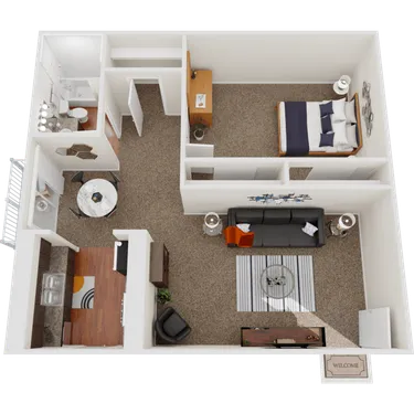 1 Bed 1 Bath - 1C – image 1