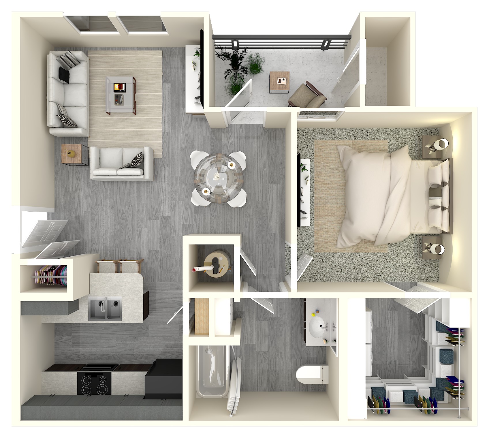 One Bedroom, One Bath – image 1