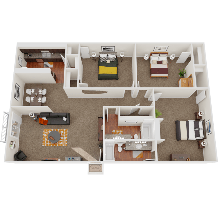 3 Bed 2 Bath - 3C – image 1