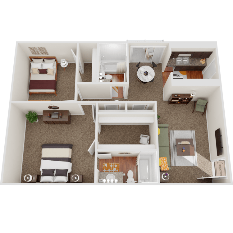 2 Bed 2 Bath -2G – image 1