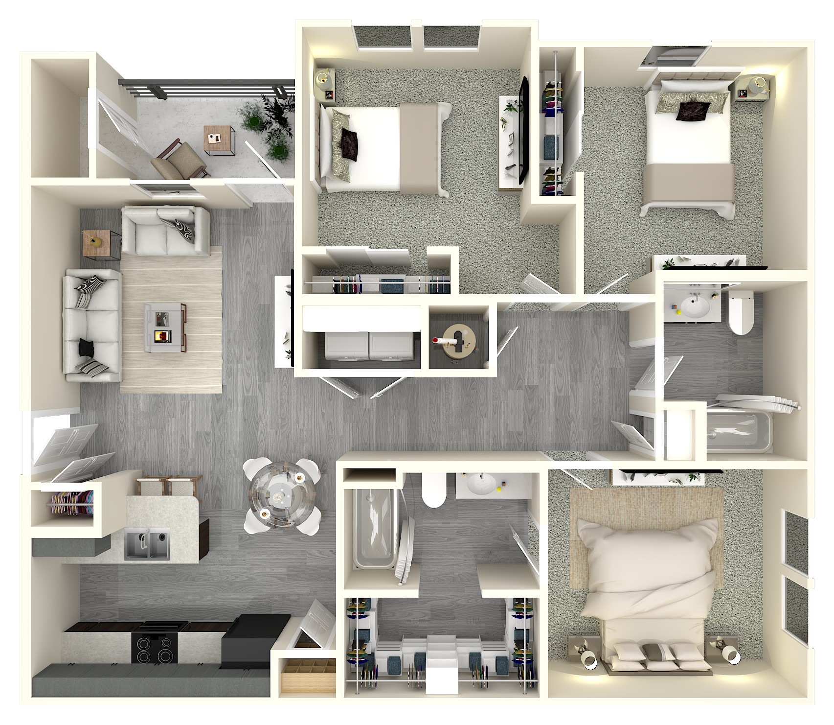 Three Bedroom, Two Bath – image 1
