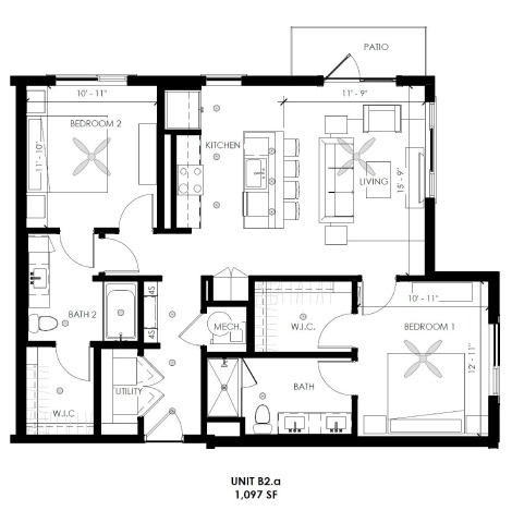 Two-Bedroom (B2) – image 1