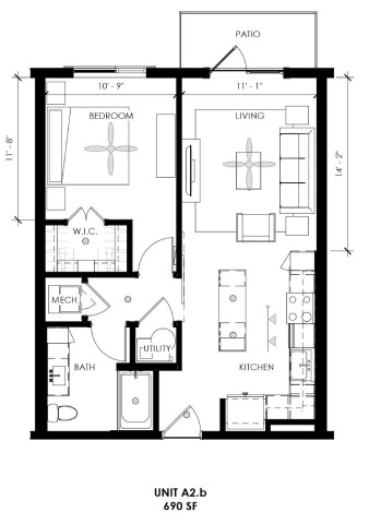 One-Bedroom (A2) – image 1