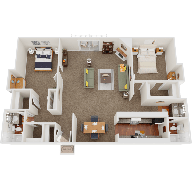 2 Bed 2 Bath - 2I – image 1