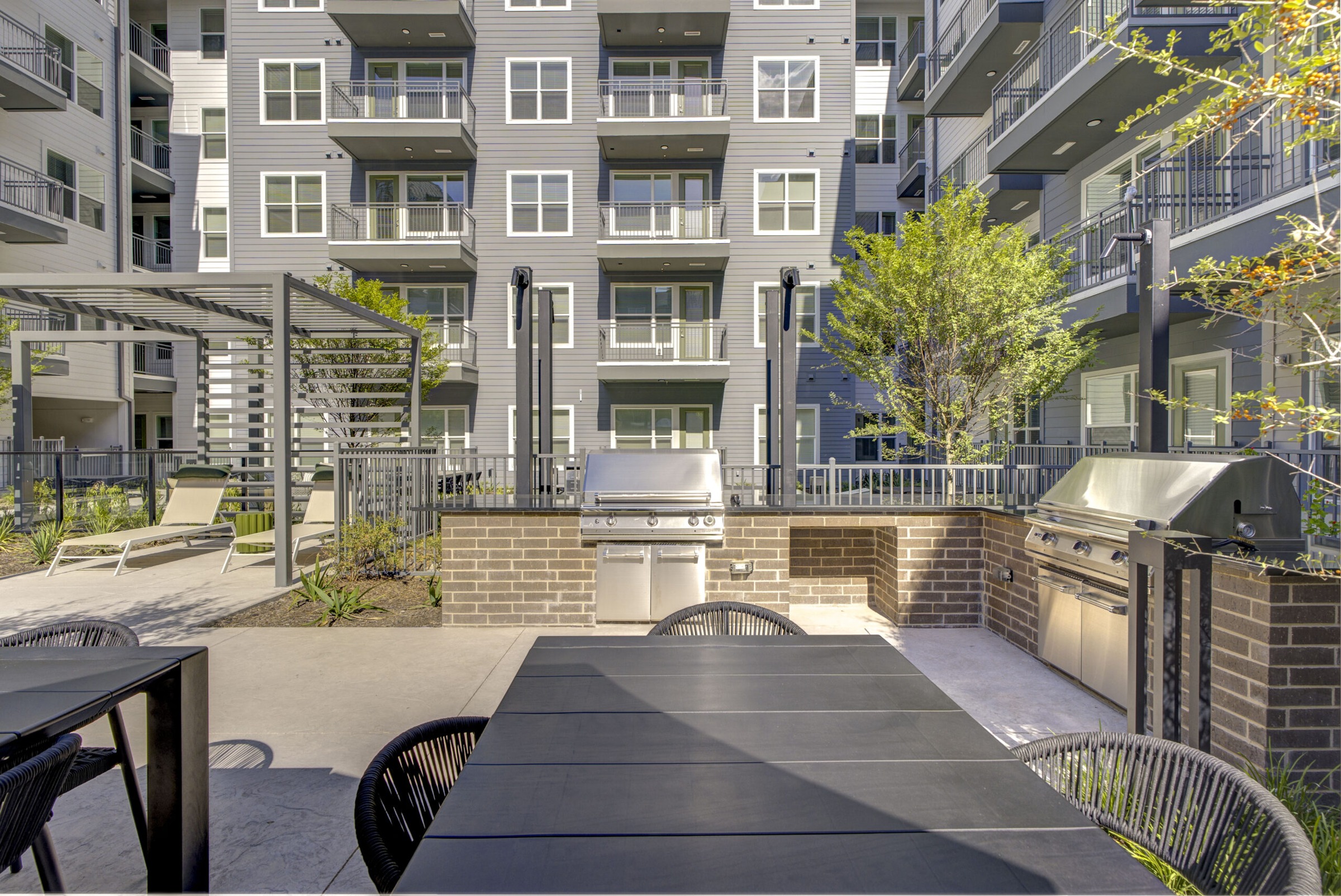 Grilling Stations at Alexan by the Galleria
