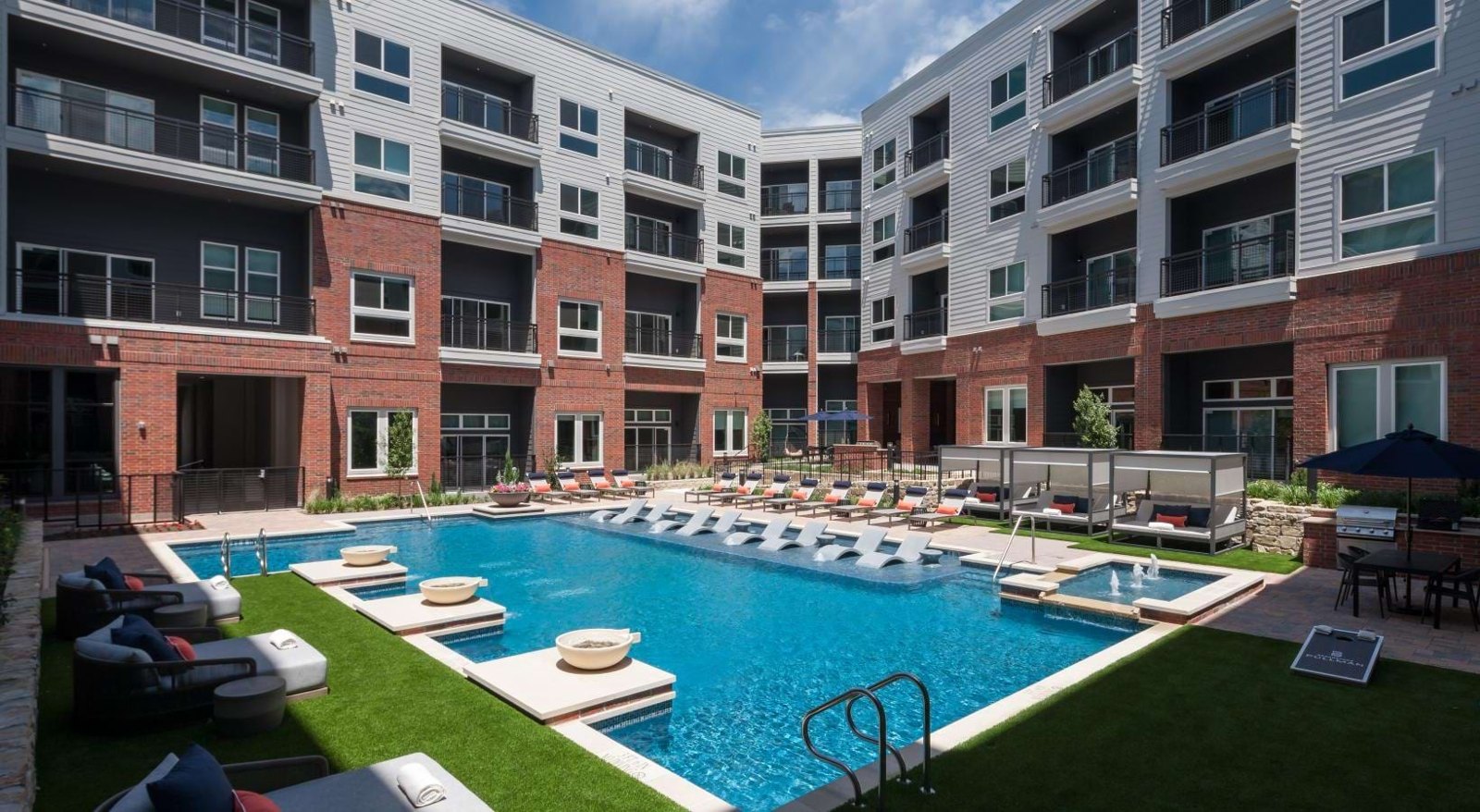 Shimmering resort-style pool at Bexford Pullman