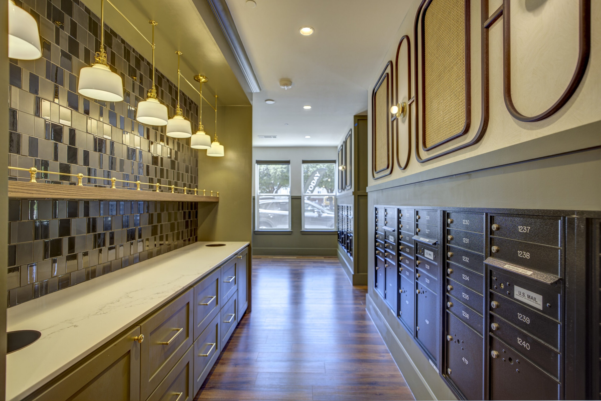 Mailroom at Alexan by the Galleria