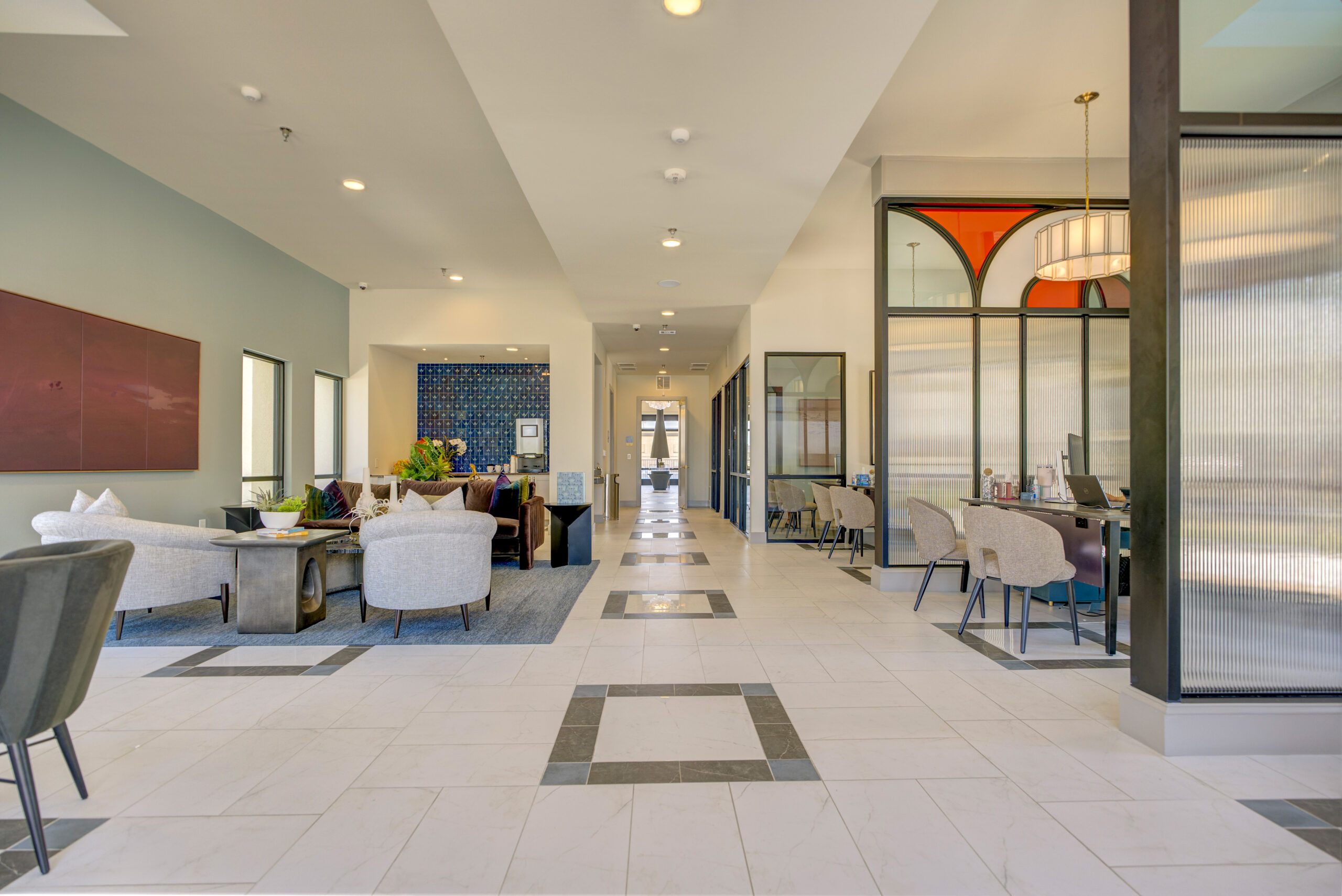 Clubhouse Lobby at Village at Lexington Ranch