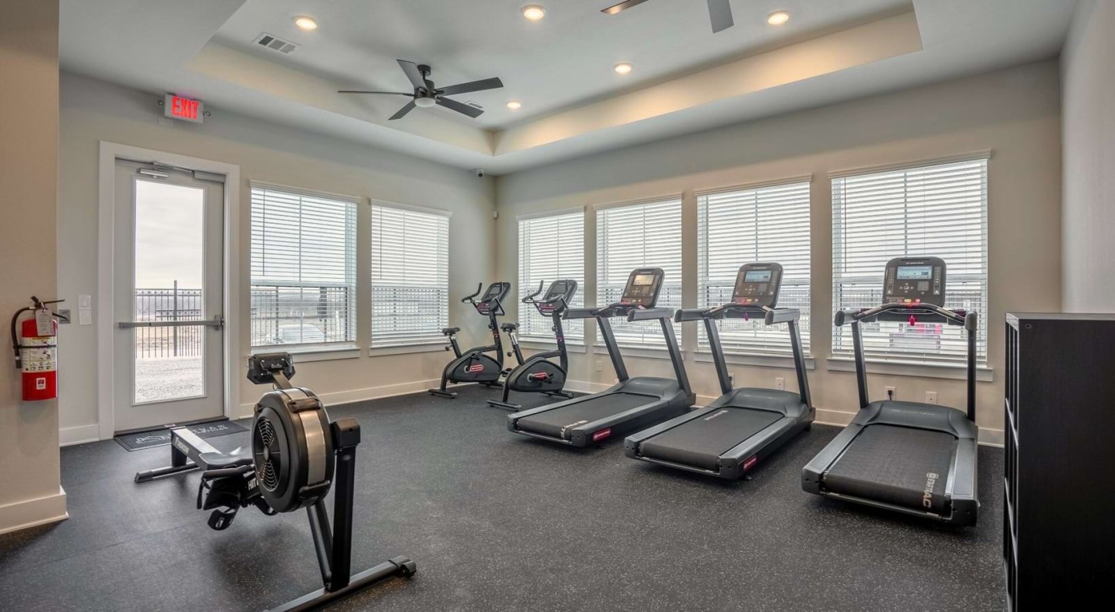 On-site fitness center to meet your wellness goals. at Canvas at Midlothian